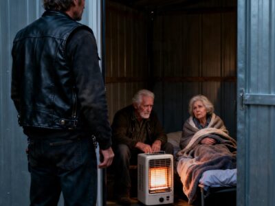 HE CAME HOME AS A HELLS ANGELS LEADER AND FOUND HIS PARENTS LIVING IN A STORAGE SHED