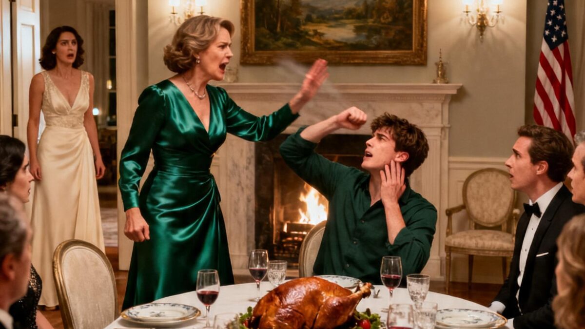 My 18-Year-Old Brother Came to Visit—When My Mother-in-Law Slapped Him Over a Piece of Chicken and Called Him a “Greedy Freeloader,” I Threw Her Out