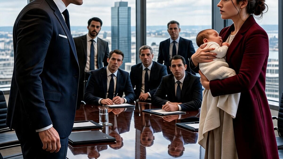 My Billionaire Husband Thought He Was Signing The Final Divorce Papers — Until I Walked Into His Boardroom Carrying Our Five-Month-Old Daughter, And Nine Hidden Letters Revealed The Shocking Truth That Someone Had Been Secretly Tearing Our Marriage Apart From The Very Beginning