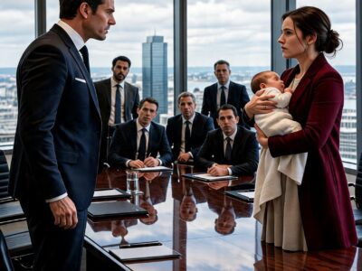 My Billionaire Husband Thought He Was Signing The Final Divorce Papers — Until I Walked Into His Boardroom Carrying Our Five-Month-Old Daughter, And Nine Hidden Letters Revealed The Shocking Truth That Someone Had Been Secretly Tearing Our Marriage Apart From The Very Beginning