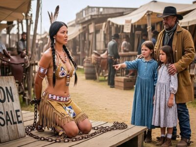 “Pick Anything You Want,” the Trader Said—His Daughters Pointed to the Bound Apache Woman and Whispered, “We Want Her Safe”