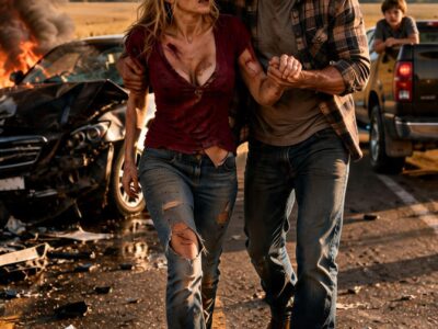 Before The Unconscious Woman Could Even Learn His Name, A Grieving Small-Town Mechanic Dragged Her From A Mangled Luxury Car, Made Sure The Paramedics Could Save Her, Then Quietly Disappeared—Leaving Behind Only An Old Wooden Pencil That Would Eventually Lead A Powerful Art Executive Straight Into The Hidden Life He Had Fought To Keep Buried…