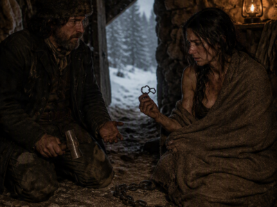 The Mountain Man Followed a Rusted Chain Into a Bitterroot Ravine—Then Found Clara Collared in the Dark, Broke the Iron Before the Snow Closed In, and Learned the Beloved Mayor Below Had Buried Her There for Discovering What He Had Stolen