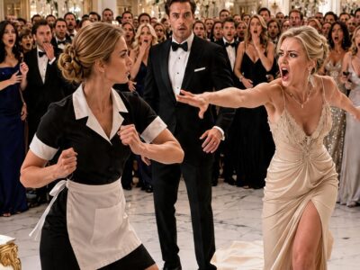 The Millionaire’s Fiancée Kicked the Wrong Maid in Front of Three Hundred Guests and Learned She Had Been Trained to Stop Men Twice Her Size