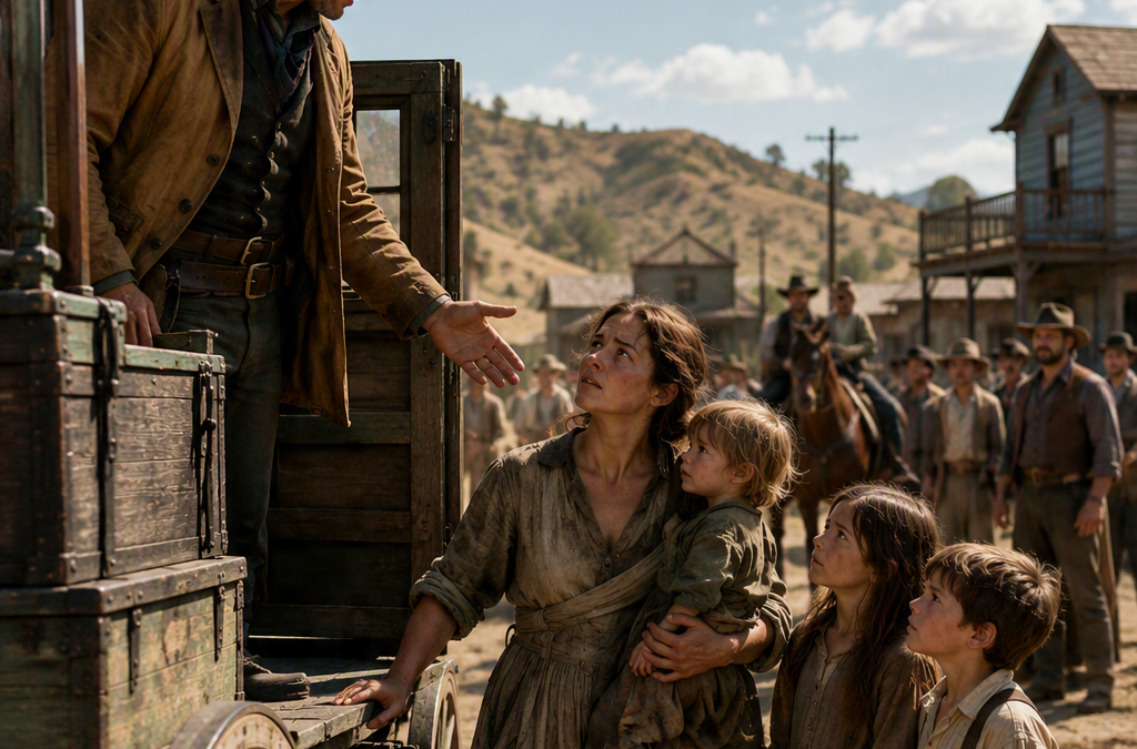 “Get In My Wagon Now.” Wealthy Rancher Found Homeless Mother Of Three—His Next Move Stunned Everyone