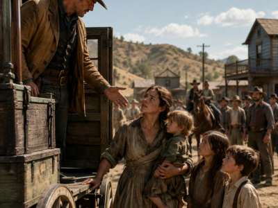 “Get In My Wagon Now.” Wealthy Rancher Found Homeless Mother Of Three—His Next Move Stunned Everyone