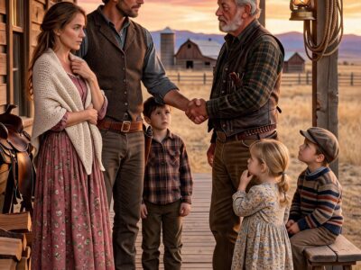 At Just 18, She Was Given Away—Still A Virgin—To A Widowed Rancher Raising Three Children, And Everyone Expected Her Life To Become A Nightmare. But By Summer, The Entire County Was Whispering About What Had Happened Inside That House—and What The Rancher Had Truly Gained When He Took Her In…