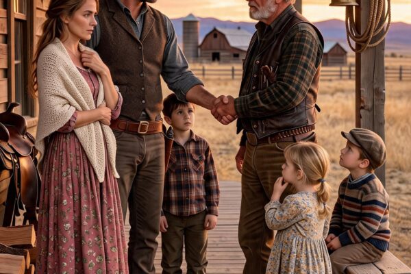 At Just 18, She Was Given Away—Still A Virgin—To A Widowed Rancher Raising Three Children, And Everyone Expected Her Life To Become A Nightmare. But By Summer, The Entire County Was Whispering About What Had Happened Inside That House—and What The Rancher Had Truly Gained When He Took Her In…