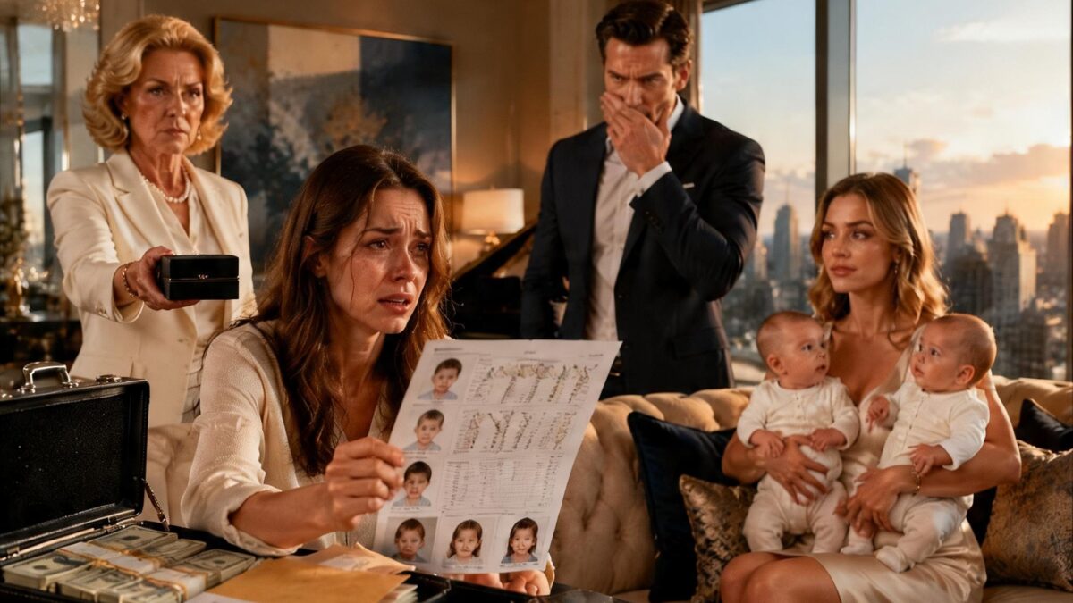 My Husband’s Pregnant Secretary Said She Was Carrying His Twins, and His Mother Paid Me $100 Million to Disappear—Then on Their Wedding Day, He Opened the DNA Results for the Four Children I Had Taken With Me to Sydney