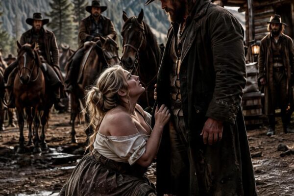 She Begged The Mountain Man To Pretend He Was Her Husband Just Long Enough To Save Her—But The One Word He Gave Her Turned Their Desperate Lie Into A Dangerous War For Their Home, Their Future, And Everything They Had Left