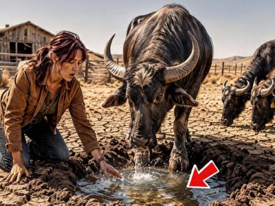 her water buffalo kept digging the same dead field—then the single mother saw what the land had been hiding