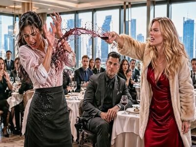 THE MAFIA BOSS’S SPOILED SISTER POURED ICE WATER OVER THE WAITRESS—BUT WHEN THE WAITRESS QUIETLY HUMILIATED HER IN FRONT OF THE ENTIRE RESTAURANT, THE MOST DANGEROUS MAN IN THE CITY STOOD UP AND MADE HER AN OFFER NO ONE SAW COMING