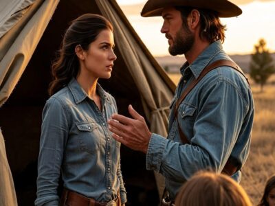 She Was Raising Three Children Beneath Torn Canvas—The Cowboy Said, “You’ll Sleep Under a Roof Tonight, and Tomorrow We’ll Put Every Term in Writing”