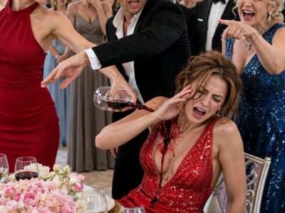 In The Middle Of A Lavish Banquet, My CEO Husband Slapped Me Three Times In Front Of Nearly 300 Guests Just To Defend His Mistress, While His Mother Laughed And Ordered Me To Kneel And Apologize. I Wiped The Blood From My Lip, Made One 10-Second Phone Call—And 30 Minutes Later, Their Entire World Began To Collapse