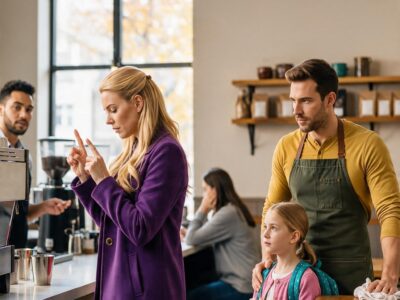  The Deaf Woman Was About to Leave the Coffee Shop Without Ordering—Then a Widowed Single Dad Signed “Take Your Time, I Can Help,” and One Small Moment of Respect Changed the Way an Entire Community Learned to Communicate
