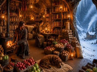 He Bought a $10 Cave and Secretly Stockpiled Food Inside — It Became the Only Warm Shelter in Winter