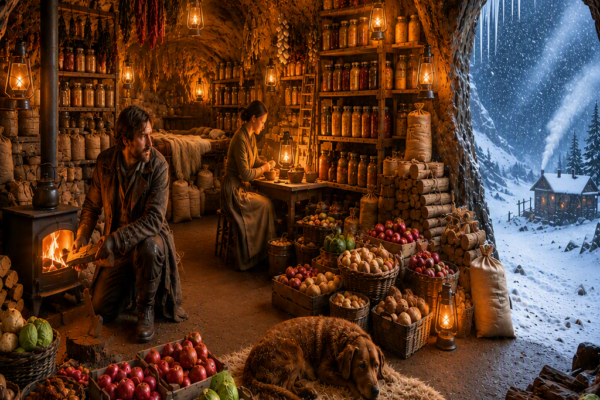 He Bought a $10 Cave and Secretly Stockpiled Food Inside — It Became the Only Warm Shelter in Winter