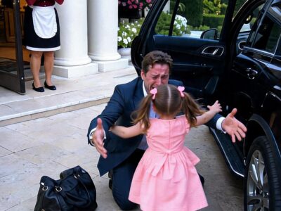 I froze in the middle of my own driveway when a little girl I had never called my daughter sprinted into my arms, wrapped herself around my neck, and cried, “Daddy!”