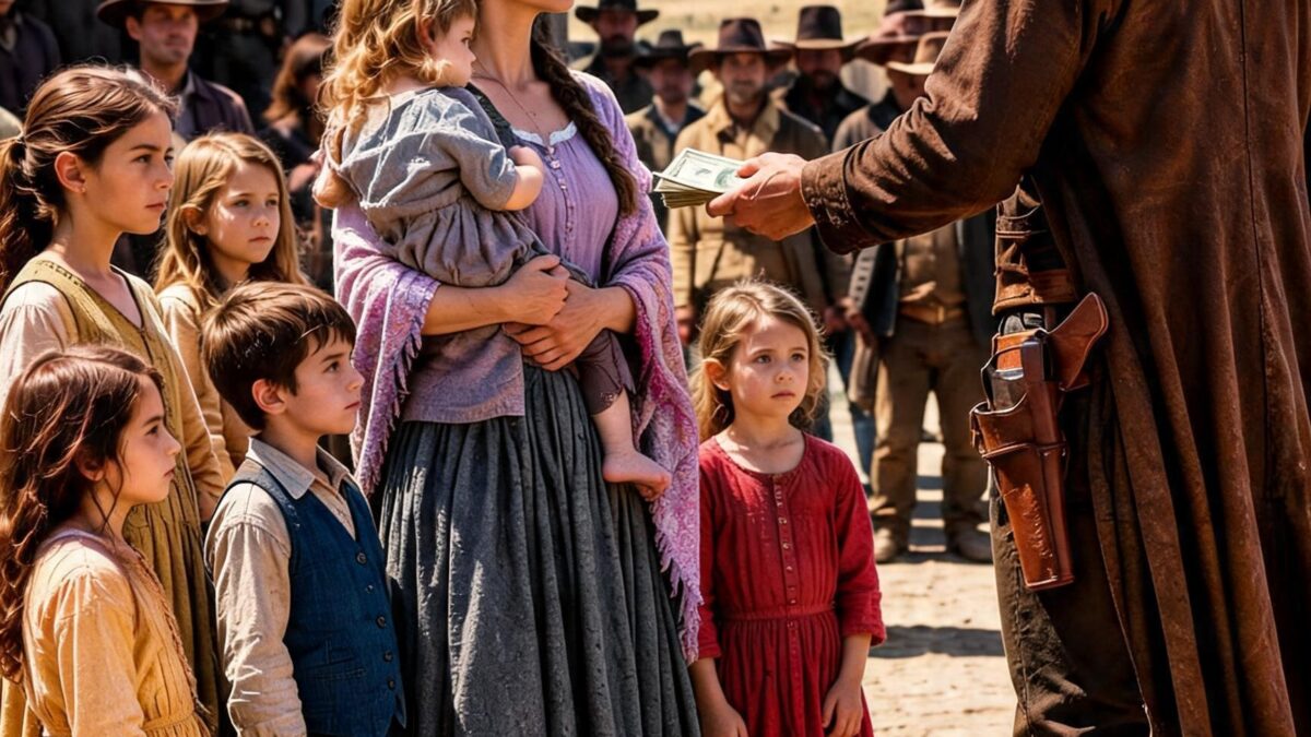 He Bought a Mother of 7 for $300… But What She Did Next Shook the Whole West
