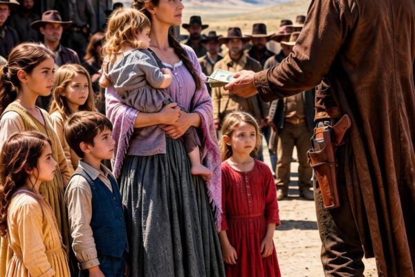 He Bought a Mother of 7 for $300… But What She Did Next Shook the Whole West
