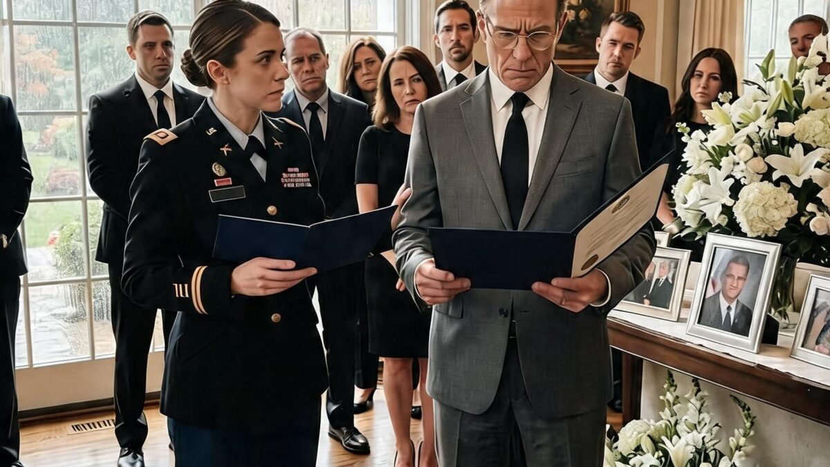 My Sister Mocked My Dress Blues at Dad’s Wake Until I Opened the Folder That Could Destroy Her Husband’s Firm