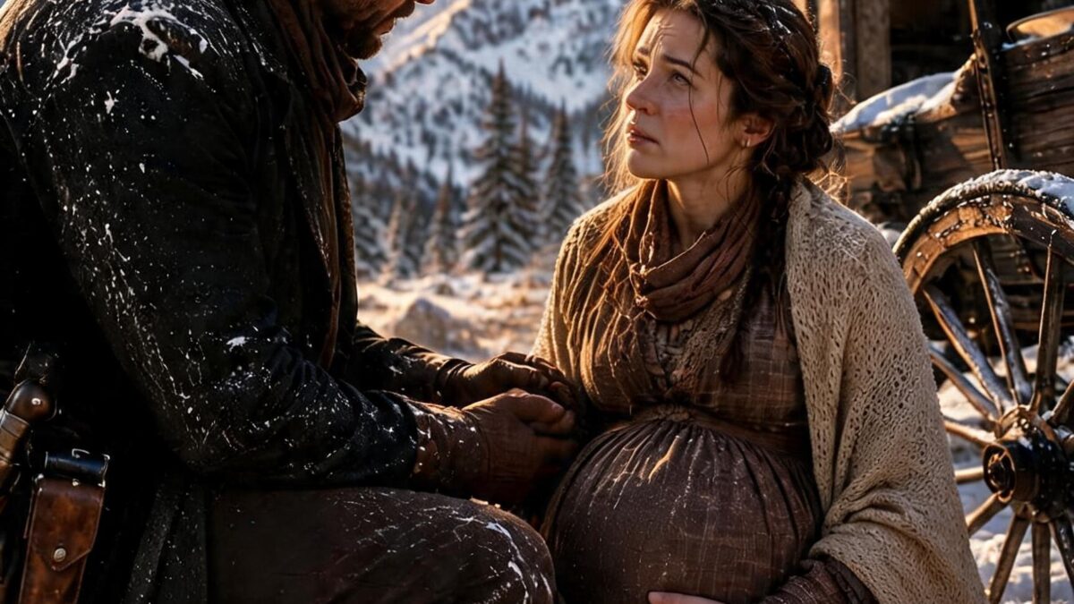 Eight months pregnant and stranded in the cold, a widow met a repairman whose kindness changed everything.