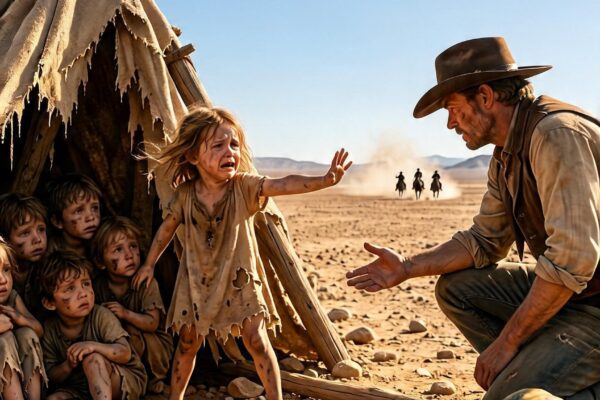Please Don’t Tell Them We’re Here—the Little Girl Begged. Then the Cowboy Saw the Riders