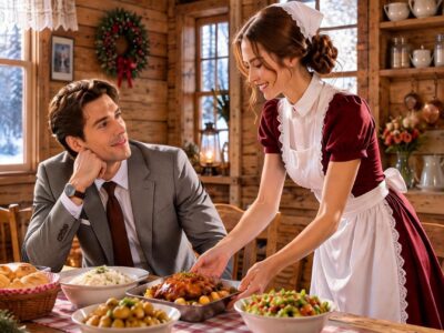 The Billionaire CEO Had Spent Every Christmas Alone In His Mansion, Convinced Money Could Never Buy The Family He Secretly Wanted—Until His Maid Made One Unexpected Offer That Christmas Eve And Changed The Holiday, Their Relationship, And His Life Forever