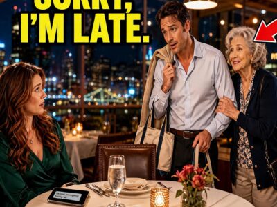 HE ARRIVED THIRTY-ONE MINUTES LATE TO THEIR BLIND DATE WITH HIS FORGETFUL MOTHER—THEN THE MAFIA KING’S ENEMIES TRIED TO TAKE HER BEFORE DESSERT