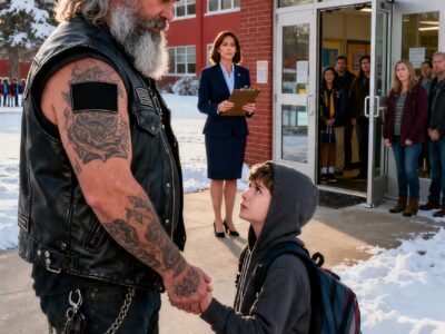 I WAS BANNED FROM VOLUNTEERING AT MY SON’S SCHOOL BECAUSE I WAS A HELLS ANGELS DAD – THEN THEY HAD TO FACE THE TRUTH