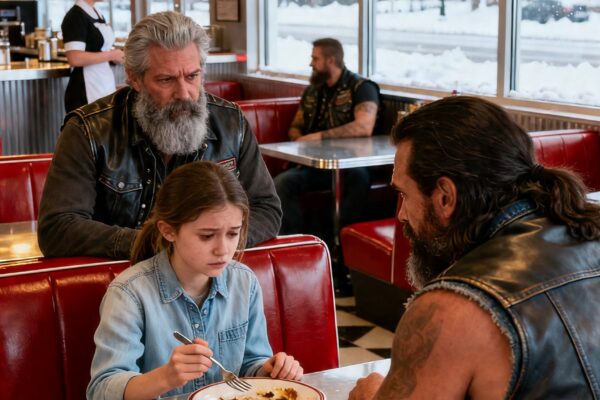 POOR SINGLE MOM SECRETLY SENT A RESCUE SIGNAL IN A DINER – THEN THE HELLS ANGELS STOOD UP