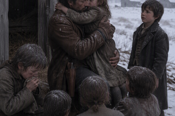 Six Children Were Left to Freeze Outside a Wyoming Town—Then a Grieving Former Lawman Carried the Smallest Through the Snow, Defied the Preacher Who Claimed Them, and Found a Widowed Healer Willing to Risk Everything Rather Than Send Them Back