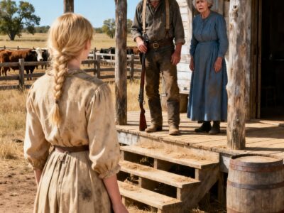 THEY MOCKED THE STARVING RANCH GIRL WHO BEGGED TO STAY – UNTIL SHE SAVED THEIR CATTLE AND EXPOSED THE MAN WHO STOLE EVERYTHING FROM HER