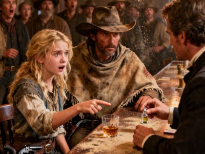 DON’T DRINK THAT, SIR! THE WIDOW’S DAUGHTER SAVED A NAMELESS GUNSLINGER – AND EXPOSED THE TOWN’S DARKEST SECRET