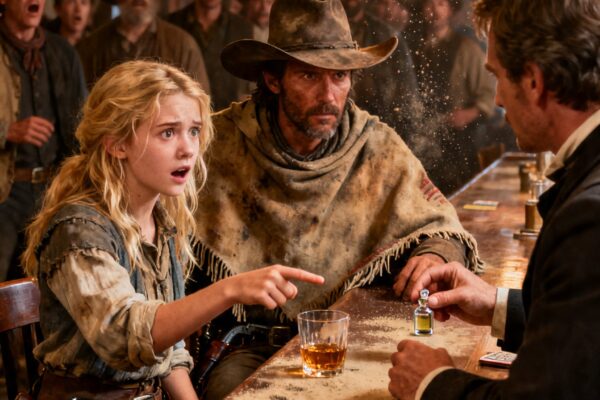 DON’T DRINK THAT, SIR! THE WIDOW’S DAUGHTER SAVED A NAMELESS GUNSLINGER – AND EXPOSED THE TOWN’S DARKEST SECRET