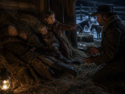 On New Year’s Eve, Eli Hawkins Found a Half-Frozen Widow Shielding Two Little Girls in His Hayloft—Then Five-Year-Old Rosie Warned Him Not to Touch Her Mother, and the Lonely Rancher Made a Promise That Would Force Him to Choose Between Seven Years of Grief and a Family Hunted Across Wyoming