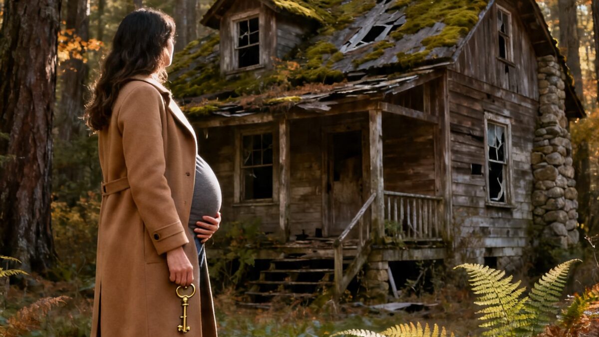 PREGNANT AND HOMELESS, I INHERITED MY GRANDFATHER’S HIDDEN FOREST CABIN – THEN I FOUND THE SECRET THE TOWN BURIED FOR 35 YEARS