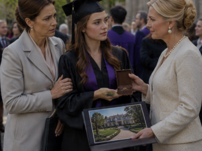 Eighteen Years After I Adopted a Four-Year-Old Begging for Food, Her Billionaire Birth Mother Appeared at Graduation With Keys to a Five-Million-Dollar House—But When My Daughter Asked Why She Had Waited So Long, One Photograph Turned Their Perfect Family Reunion Into Something Else