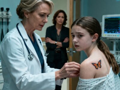 THE DOCTOR SAW A BUTTERFLY BIRTHMARK – AND UNCOVERED THE GIRL STOLEN ON CHRISTMAS NIGHT