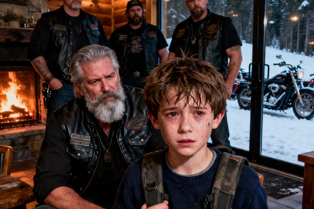 MY BROTHER WAS STILL INSIDE WITH MOM’S BOYFRIEND – AND THE BIKERS KNEW EXACTLY WHO HE WAS
