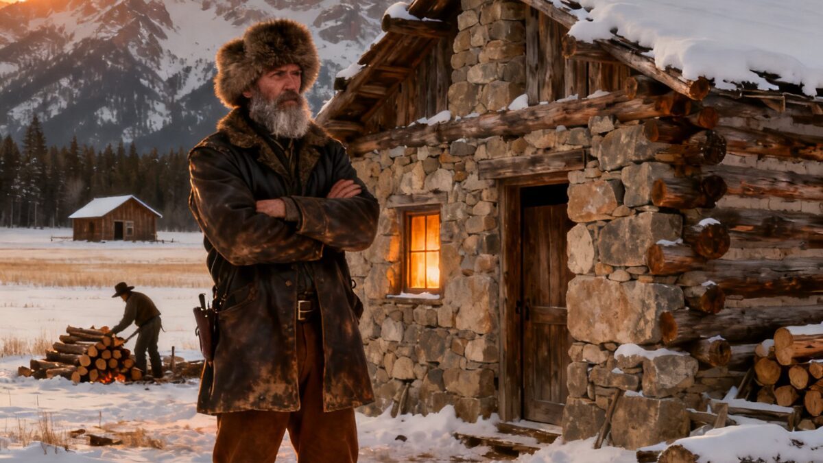 HE BOUGHT THE FROZEN RUINS EVERYONE MOCKED – THEN HIS 24-INCH STONE WALLS SAVED HIS FAMILY FROM WYOMING’S WORST WINTER