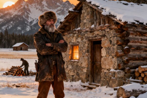 HE BOUGHT THE FROZEN RUINS EVERYONE MOCKED – THEN HIS 24-INCH STONE WALLS SAVED HIS FAMILY FROM WYOMING’S WORST WINTER