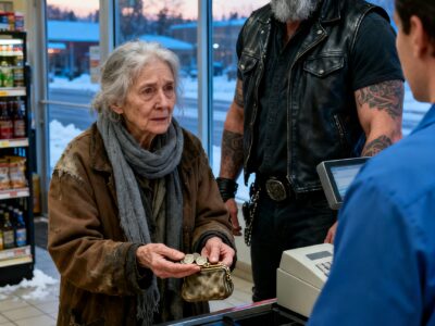 SHE PAID FOR BREAD IN PENNIES – THEN THE BIKERS FOUND THE COLD TRUTH HIDDEN INSIDE HER FARMHOUSE