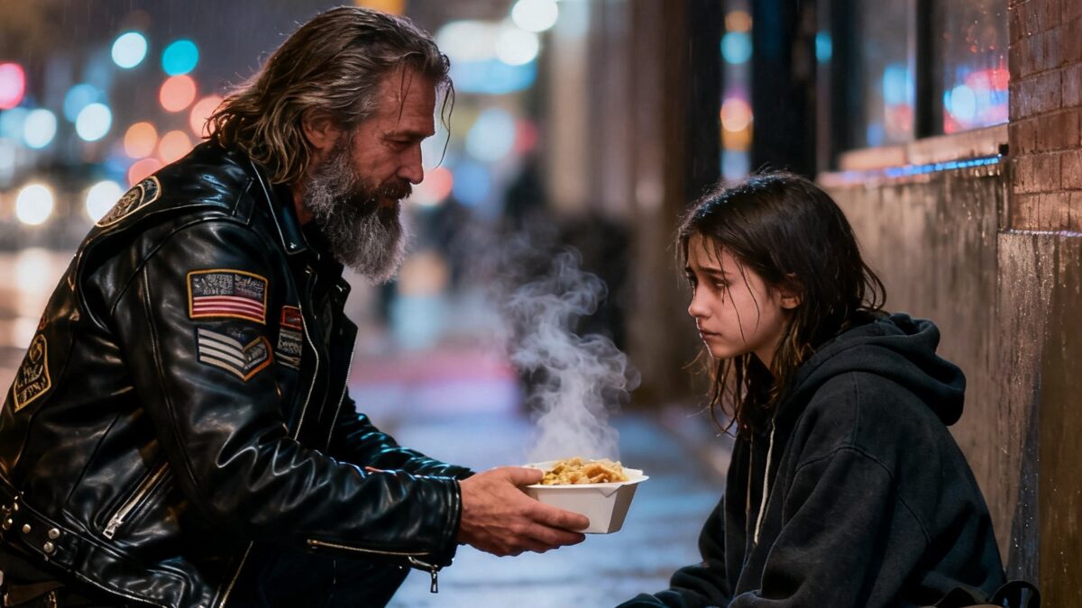 IN 1983, I FED A HOMELESS GIRL ON A FREEZING NIGHT – 25 YEARS LATER, TWO LIMOUSINES PULLED UP TO MY HOUSE