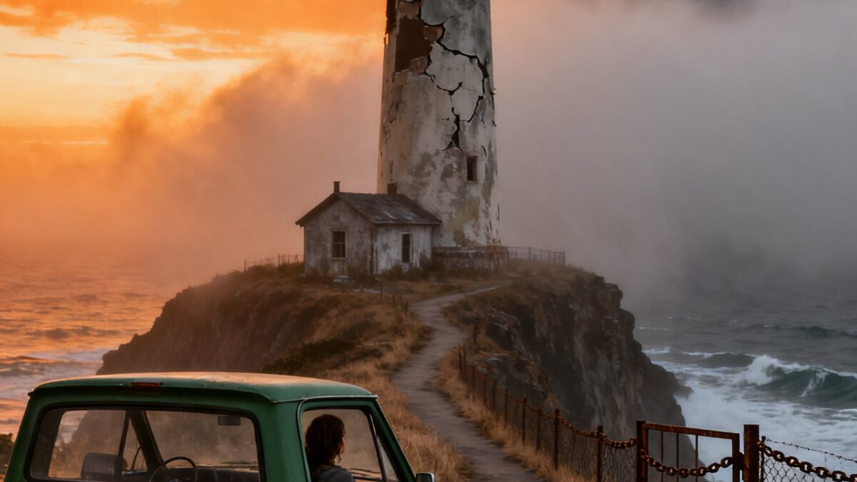 SHE WAS BEING FORCED OUT OF THE FORGOTTEN LIGHTHOUSE – THEN THE OCEAN VANISHED IN FRONT OF EVERYONE