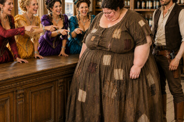 They Mocked Her Old Dress And Her Size—Then A Cowboy Did The Unexpected