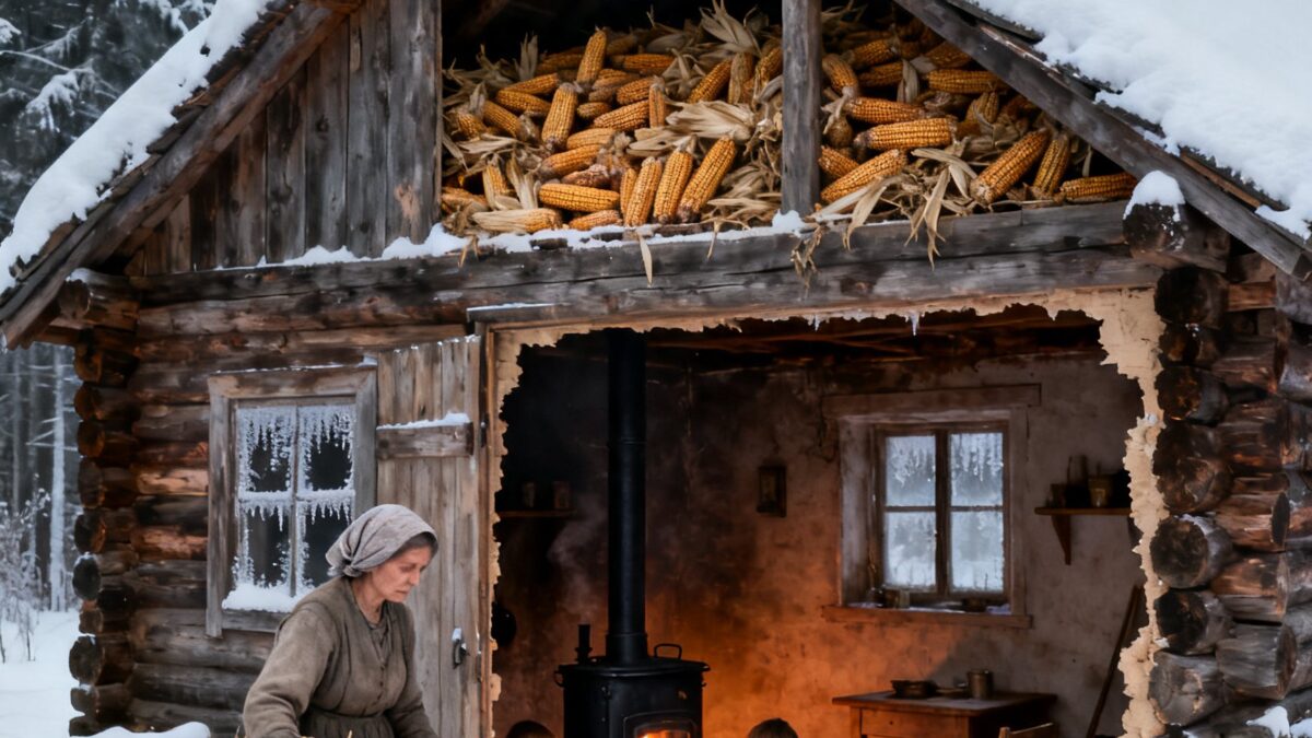 SHE FILLED HER ATTIC WITH DRIED CORN TO KEEP HER LITTLE BOY WARM – AND THE NEIGHBORS THOUGHT SHE HAD LOST HER MIND