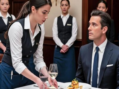 No Waitress Could Survive the Billionaire CEO’s Table—Until One Broke Every Rule, Saved His Company in Nineteen Minutes, and Then Revealed She Was the Daughter of the Man His Empire Had Destroyed Five Years Earlier