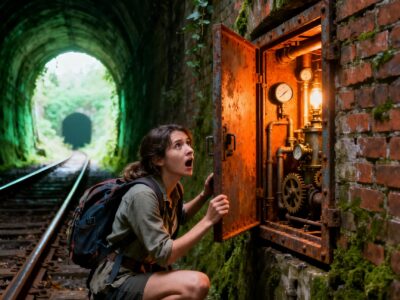 I FOUND A HATCH INSIDE AN ABANDONED RAIL TUNNEL – AND SOMETHING WAS STILL RUNNING BEHIND THE BRICKS