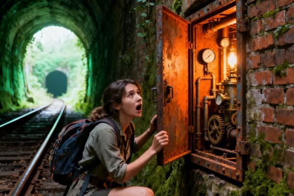 I FOUND A HATCH INSIDE AN ABANDONED RAIL TUNNEL – AND SOMETHING WAS STILL RUNNING BEHIND THE BRICKS